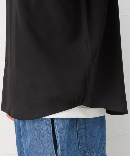 Mark Gonzales（マーク・ゴンザレス）の「半袖ワークシャツ（シャツ/ブラウス・メンズ・ホワイト/ブラック/ベージュ・L/XL/M）」の14枚目の写真