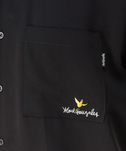 Mark Gonzales（マーク・ゴンザレス）の「半袖ワークシャツ（シャツ/ブラウス・メンズ・ホワイト/ブラック/ベージュ・L/XL/M）」の15枚目の写真