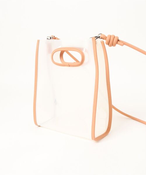 mystic(ミスティック)の「クリアBAG SETマクラメトート(ショルダーバッグ・レディース・オレンジ/アイボリー・ONE SIZE)」の8枚目の写真