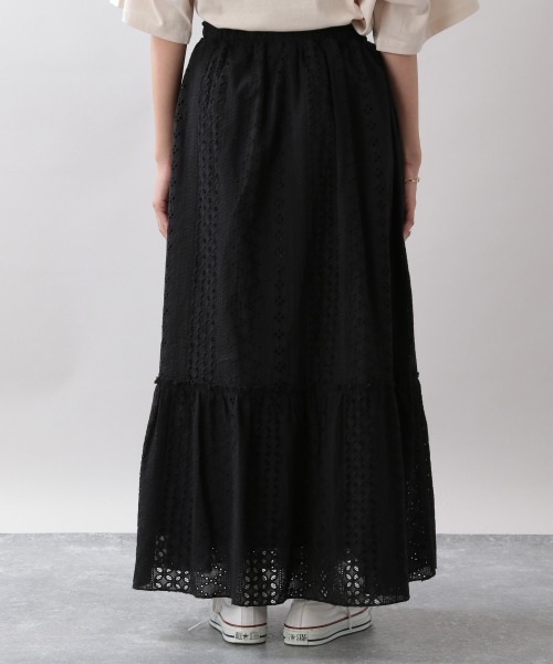 RAGEBLUE(レイジブルー)の「コットンレーススカート/954967(スカート・レディース・ホワイト/ブラック・FREE)」の14枚目の写真
