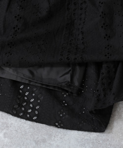 RAGEBLUE(レイジブルー)の「コットンレーススカート/954967(スカート・レディース・ホワイト/ブラック・FREE)」の19枚目の写真