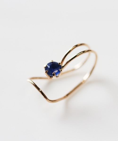 cui-cui(キュイキュイ)の「天然石イヤーカフ | K10YG(イヤーカフ・レディース・レッド/グリーン/ブルー・FREE)」の11枚目の写真