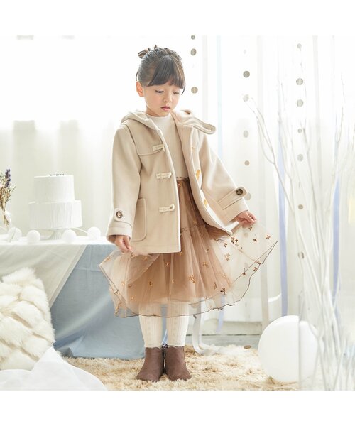 チュール刺繍ドッキングワンピース ワンピース Apres Apres Les Les Cours アプレレクール のファッション