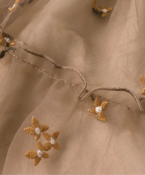 チュール刺繍ドッキングワンピース ワンピース Apres Apres Les Les Cours アプレレクール のファッション