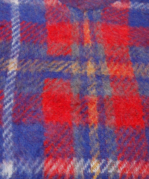 F/CE. (エフシーイー)の「F/CE. MOHAIR CHECK PO / エフシーイー モヘヤ チェック プルオーバー(ニット/セーター・レディース・ブラック/レッド・FREE)」の10枚目の写真