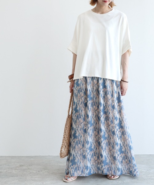 reca（レカ）の「ドルマンワイドカットソー（Tシャツ/カットソー・レディース・オフホワイト/ブラック/グレイッシュベージュ・FREE）」の15枚目の写真