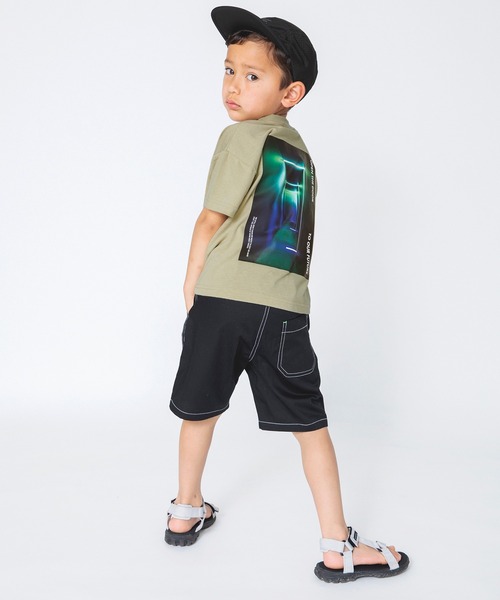 RADCHAP(ラッドチャップ)の「【RADCHAPプチプラ】ネオングラフィックTシャツ(Tシャツ/カットソー・キッズ・ベージュ/ブラック・100cm/90cm/110cm/120cm/140cm/150cm/130cm)」の5枚目の写真