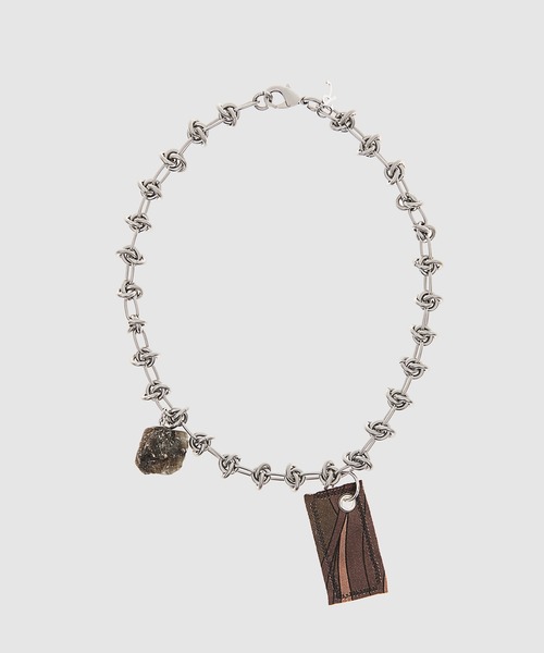 RAF SIMONS（ラフシモンズ）の「Charm necklace（ネックレス・メンズ・グリーン/ピンク系その他・ONE SIZE）」の2枚目の写真