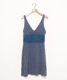 セール ブランド古着 Patagonia パタゴニアのワンピース ドレス ブルー ネイビー 青色系 袖なし 古着通販 Zozoused