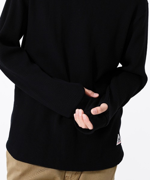 KRIFF MAYER(クリフメイヤー)の「サーマル指貫きロンTEE(Tシャツ/カットソー・メンズ・ブラック/ネイビー/ブラウン/グレー/オフホワイト/カラフル・SMALL/MEDIUM/LARGE/X-LARGE)」の14枚目の写真