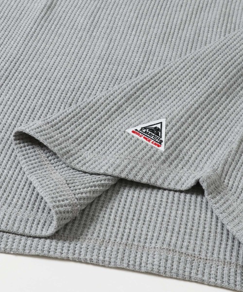 KRIFF MAYER(クリフメイヤー)の「サーマル指貫きロンTEE(Tシャツ/カットソー・メンズ・ブラック/ネイビー/ブラウン/グレー/オフホワイト/カラフル・SMALL/MEDIUM/LARGE/X-LARGE)」の12枚目の写真