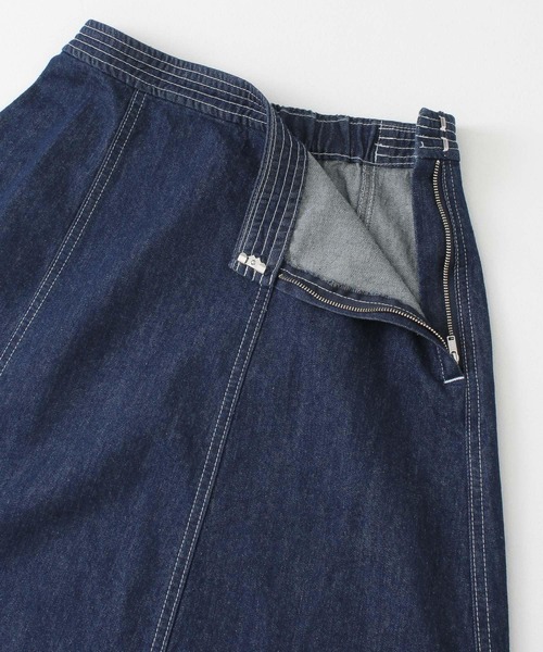 URBAN RESEARCH Sonny Label（アーバンリサーチサニーレーベル）の「デニムフレアスカート（スカート・レディース・インディゴブルー/ブラック・36/38）」の17枚目の写真