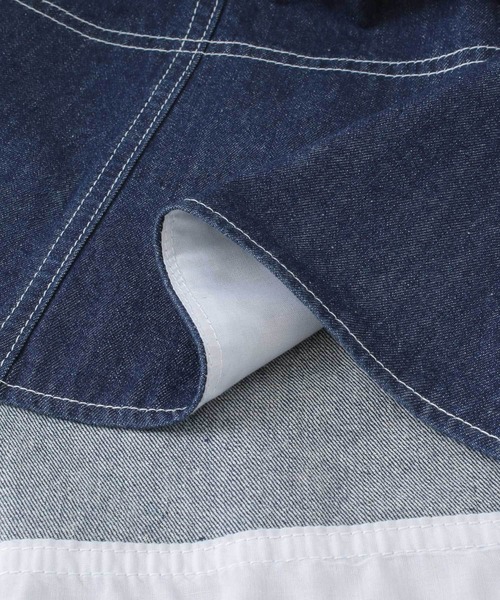 URBAN RESEARCH Sonny Label（アーバンリサーチサニーレーベル）の「デニムフレアスカート（スカート・レディース・インディゴブルー/ブラック・36/38）」の19枚目の写真