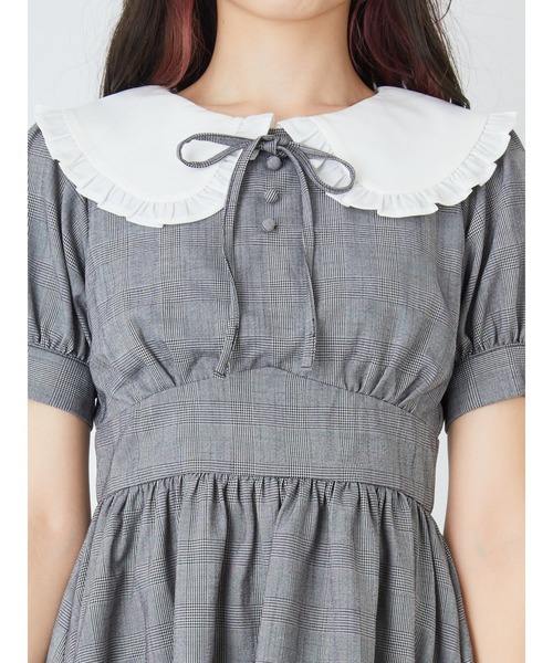 Ank Rouge（アンクルージュ）の「BIGフリルカラーラメチェック