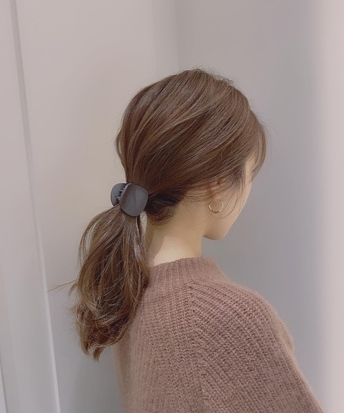 Goods トーンセレクトグッズ のファッション Mignonjour Tone マットカラーヘアクリップ バレッタ ヘアクリップ Tone Select Select