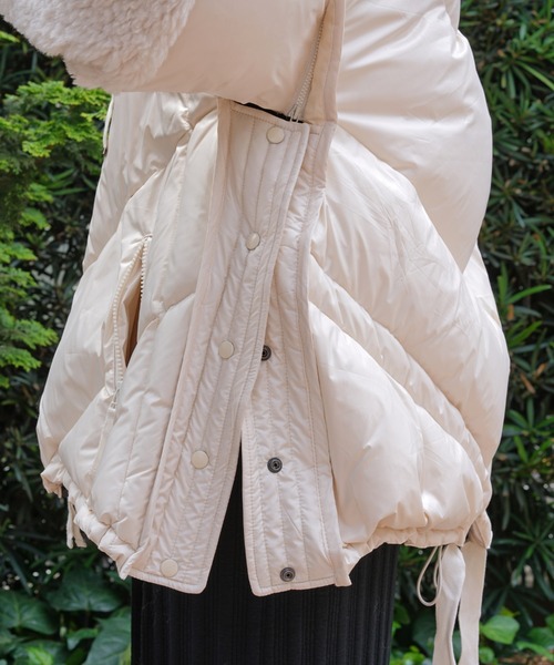 AULA AILA（アウラアイラ）の「AULA AILA（アウラ アイラ）別注2WAYダウン（ダウンジャケット/コート・レディース・ホワイト・0）」の10枚目の写真
