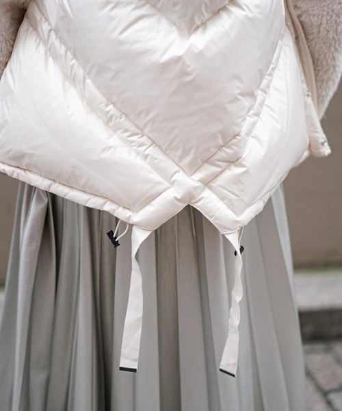 AULA AILA（アウラアイラ）の「AULA AILA（アウラ アイラ）別注2WAYダウン（ダウンジャケット/コート・レディース・ホワイト・0）」の21枚目の写真