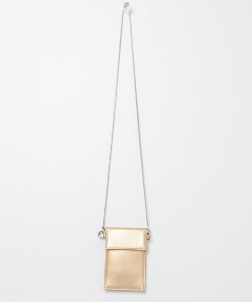 ITEMS URBANRESEARCH（アイテムズ アーバンリサーチ）の「チェーンショルダーバッグ（ショルダーバッグ・レディース・ゴールド/ブラック/ベージュ・-）」の12枚目の写真