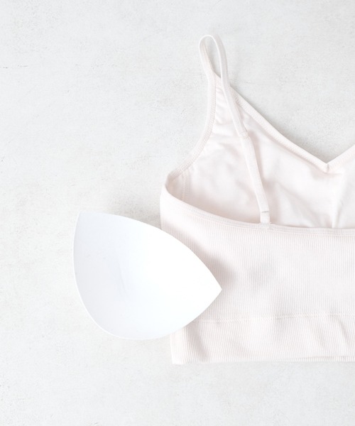 Chico（チコ）の「ショート丈リブパットキャミ（キャミソール・レディース・ブラック/アイボリー/ブラウン・FREE）」の5枚目の写真