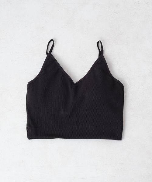 Chico（チコ）の「ショート丈リブパットキャミ（キャミソール・レディース・ブラック/アイボリー/ブラウン・FREE）」の14枚目の写真