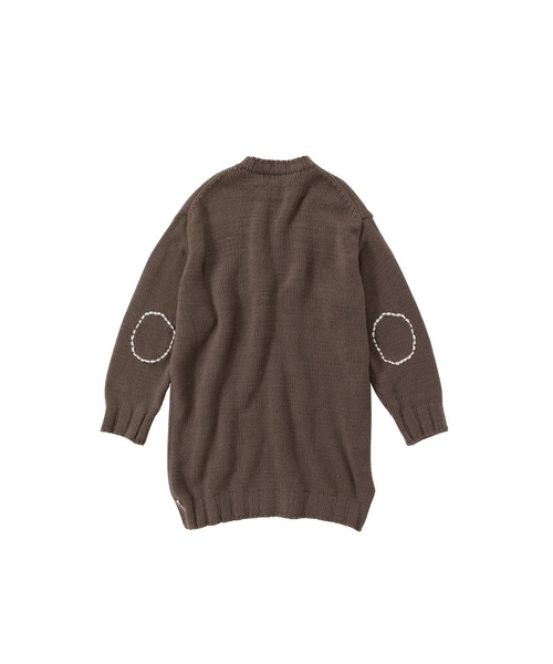 SEA(シー)の「ハンドステッチ ウール クルーネックニットドレス(ワンピース・レディース・アイボリー/ブラウン・ONE SIZE)」の14枚目の写真