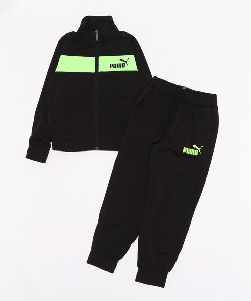 PUMA(プーマ)の「PUMA プーマ キッズ ボーイズ ポリ トレーニングスーツ 上下セット B 120-160cm(ジャージ・キッズ・ブルー/ブラック/ネイビー/ブラック系その他/レッド/ブルー系その他・150/140/130/160/120)」の2枚目の写真