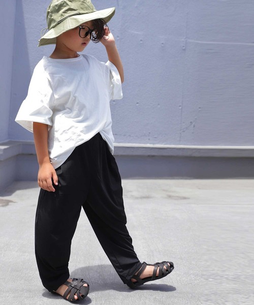 antiqua（アンティカ）の「多機能で便利。ラッシュガードリブパンツ（その他パンツ・キッズ・ブラック/カーキ/ライトグリーン/ブルー系その他/パープル/マスタード・3/4/5/6）」の7枚目の写真