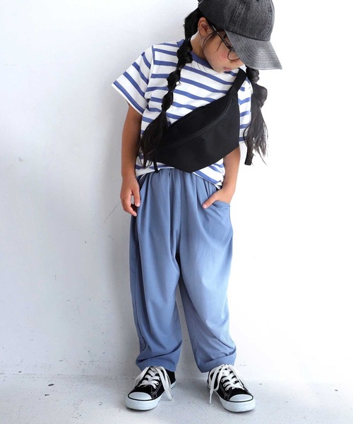 antiqua（アンティカ）の「多機能で便利。ラッシュガードリブパンツ（その他パンツ・キッズ・ブラック/カーキ/ライトグリーン/ブルー系その他/パープル/マスタード・3/4/5/6）」の17枚目の写真