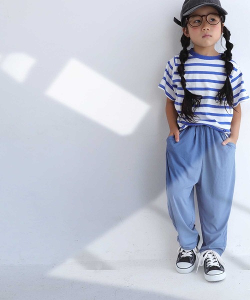 antiqua（アンティカ）の「多機能で便利。ラッシュガードリブパンツ（その他パンツ・キッズ・ブラック/カーキ/ライトグリーン/ブルー系その他/パープル/マスタード・3/4/5/6）」の19枚目の写真