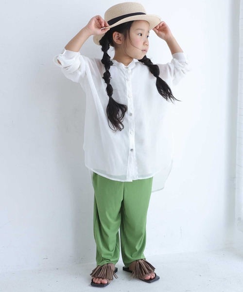 antiqua（アンティカ）の「多機能で便利。ラッシュガードリブパンツ（その他パンツ・キッズ・ブラック/カーキ/ライトグリーン/ブルー系その他/パープル/マスタード・3/4/5/6）」の15枚目の写真