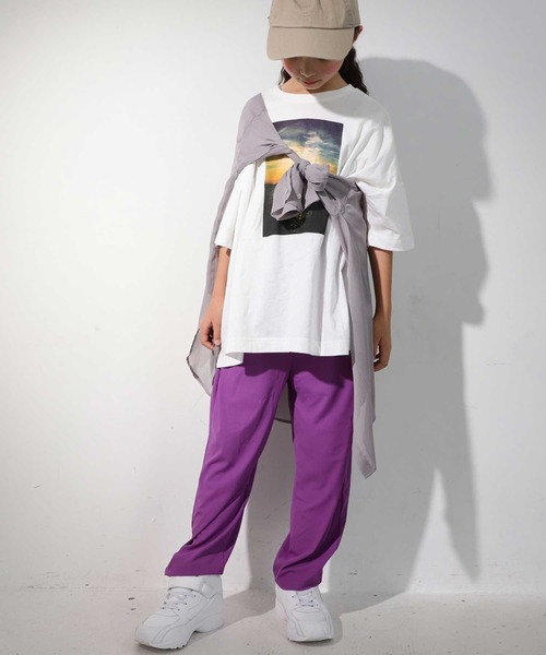 antiqua（アンティカ）の「多機能で便利。ラッシュガードリブパンツ（その他パンツ・キッズ・ブラック/カーキ/ライトグリーン/ブルー系その他/パープル/マスタード・3/4/5/6）」の21枚目の写真