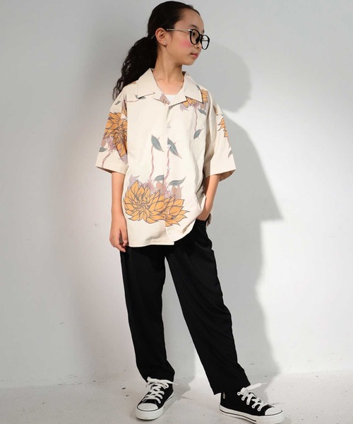 antiqua（アンティカ）の「多機能で便利。ラッシュガードリブパンツ（その他パンツ・キッズ・ブラック/カーキ/ライトグリーン/ブルー系その他/パープル/マスタード・3/4/5/6）」の8枚目の写真