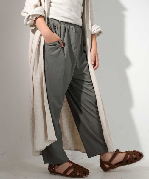 antiqua（アンティカ）の「多機能で便利。ラッシュガードリブパンツ（その他パンツ・キッズ・ブラック/カーキ/ライトグリーン/ブルー系その他/パープル/マスタード・3/4/5/6）」の10枚目の写真