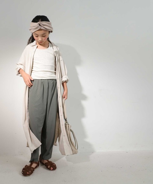 antiqua（アンティカ）の「多機能で便利。ラッシュガードリブパンツ（その他パンツ・キッズ・ブラック/カーキ/ライトグリーン/ブルー系その他/パープル/マスタード・3/4/5/6）」の11枚目の写真