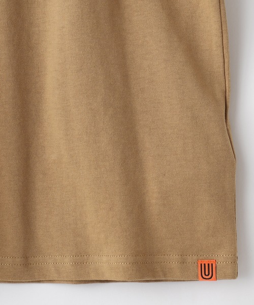 UNIVERSAL OVERALL(ユニバーサルオーバーオール)の「【UNIVERSAL OVERALL】CENTER LOGO LONG SLEEVE(Tシャツ/カットソー・メンズ・グリーン/ブラウン系/レンガ/ブラック/スミクロ/ホワイト/スモークグレー/ネイビー・MEDIUM/SMALL/LARGE/X-LARGE)」の18枚目の写真