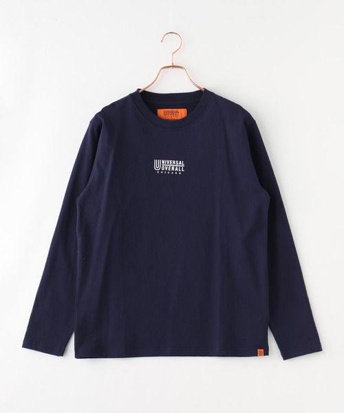 UNIVERSAL OVERALL(ユニバーサルオーバーオール)の「【UNIVERSAL OVERALL】CENTER LOGO LONG SLEEVE(Tシャツ/カットソー・メンズ・グリーン/ブラウン系/レンガ/ブラック/スミクロ/ホワイト/スモークグレー/ネイビー・MEDIUM/SMALL/LARGE/X-LARGE)」の21枚目の写真