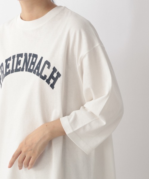 LOWRYS FARM（ローリーズファーム）の「カレッジＴ８Ｓ　229287（Tシャツ/カットソー・レディース・ホワイト/グレー/ブルー・FREE）」の10枚目の写真