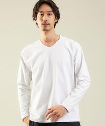 WORK TRIP OUTFITS GREEN LABEL RELAXING | ＜WORK TRIP OUTFITS＞クリーン Vネック カットソー -抗菌-(Tシャツ/カットソー)