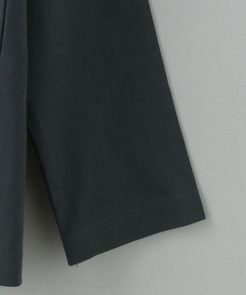 WORK TRIP OUTFITS GREEN LABEL RELAXING（ワークトリップアウトフィッツグリーンレーベル リラクシング）の「＜WORK TRIP OUTFITS＞クリーン Vネック カットソー -抗菌-（Tシャツ/カットソー・メンズ・ダークグリーン/ホワイト/グレー・M/L/XL/S）」の11枚目の写真