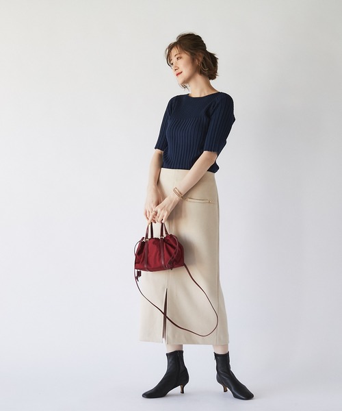 un dix cors（アンディコール）の「ROKOTA(ロコタ)　ソフトストレッチショートブーツ（ブーツ・レディース・ブラック・24.5/23.5）」の4枚目の写真