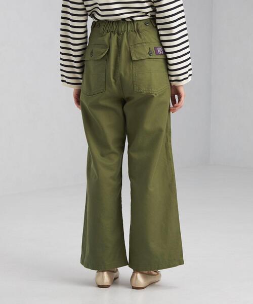 GUNG HO(ガンホー)の「【別注】< GUNG HO (ガンホー)> ツイル ファティーグ パンツ(その他パンツ・レディース・オフホワイト/オリーブ・FREE)」の5枚目の写真