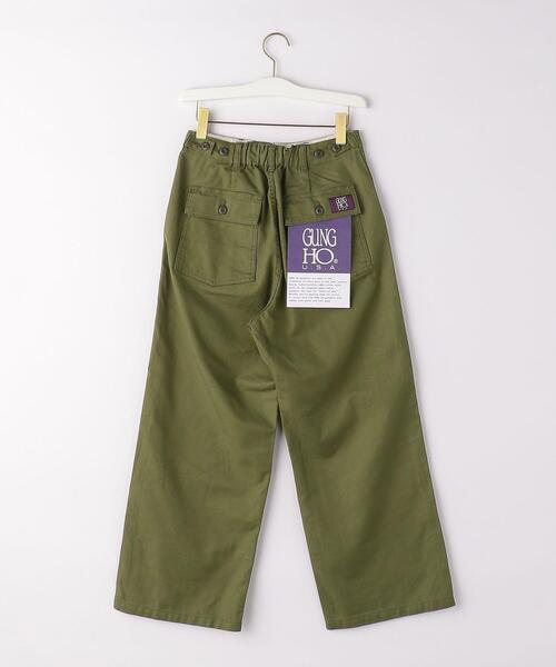 GUNG HO(ガンホー)の「【別注】< GUNG HO (ガンホー)> ツイル ファティーグ パンツ(その他パンツ・レディース・オフホワイト/オリーブ・FREE)」の11枚目の写真