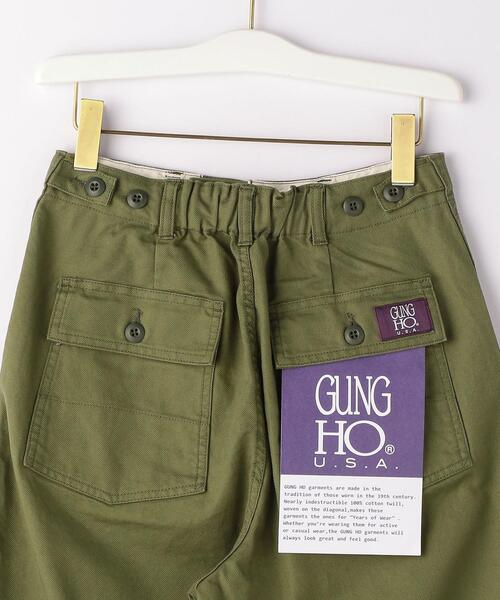 GUNG HO(ガンホー)の「【別注】< GUNG HO (ガンホー)> ツイル ファティーグ パンツ(その他パンツ・レディース・オフホワイト/オリーブ・FREE)」の20枚目の写真