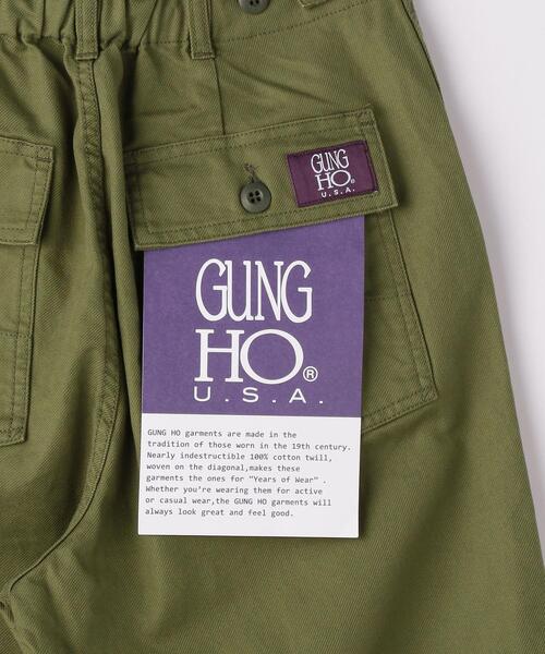 GUNG HO(ガンホー)の「【別注】< GUNG HO (ガンホー)> ツイル ファティーグ パンツ(その他パンツ・レディース・オフホワイト/オリーブ・FREE)」の16枚目の写真