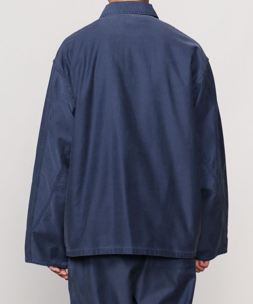 blurhms（ブラームス）の「【blurhmsROOTSTOCK】モールスキンワークジャケット USED MEN（カバーオール・メンズ・ブルー系その他・4/3）」の2枚目の写真