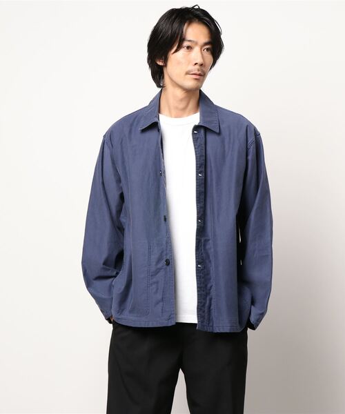 blurhms（ブラームス）の「【blurhmsROOTSTOCK】モールスキンワークジャケット USED MEN（カバーオール・メンズ・ブルー系その他・4/3）」の3枚目の写真