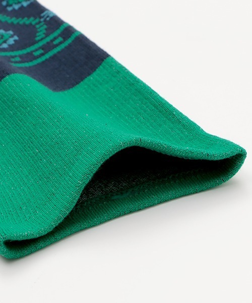 チチカカ（チチカカ）の「ネイティブモチーフ着圧ソックス 23-25cm（ソックス/靴下・レディース・グレー/ネイビー/ブラック・FREE）」の6枚目の写真