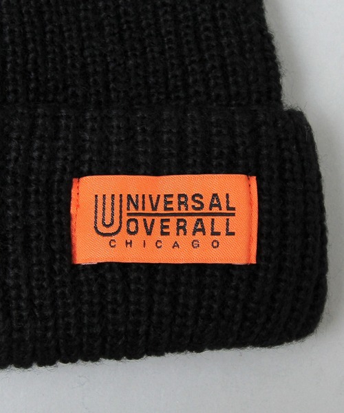 UNIVERSAL OVERALL(ユニバーサルオーバーオール)の「【 UNIVERSAL OVERALL / ユニバーサルオーバーオール 】 フェザーヤーン ニットワッチ / ニット帽(ニットキャップ/ビーニー・メンズ・ブラック・FREE)」の3枚目の写真