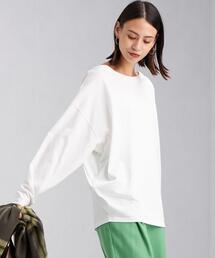 green label relaxing | トラップ ウエスト ロングスリーブ プルオーバー カットソー Tシャツ(Tシャツ/カットソー)