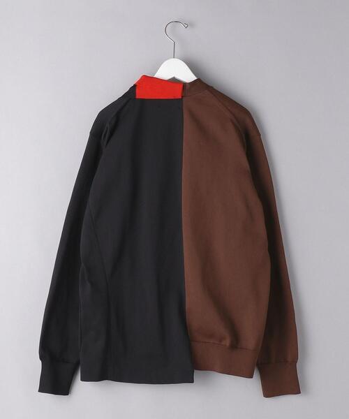 kolor(カラー)の「<kolor(カラー)> ミックス ニット カーディガン ジャケット■■■(カーディガン/ボレロ・メンズ・ダークブラウン/ダークグリーン・1)」の3枚目の写真